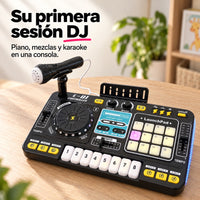 Consola DJ Infantil con Piano y Micrófono — Tocá y Cantá