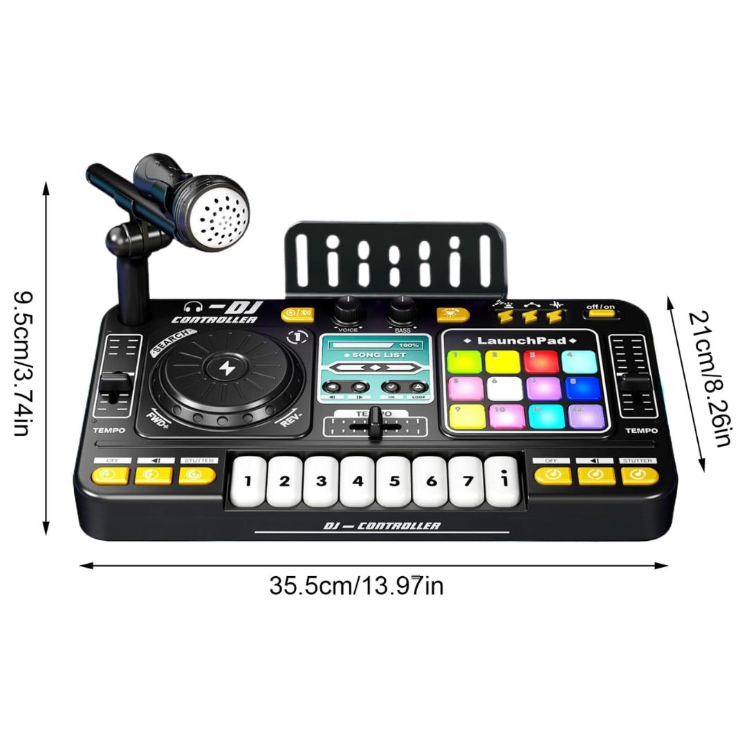 Consola DJ Infantil con Piano y Micrófono — Tocá y Cantá