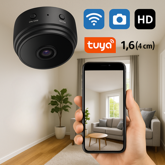 Mini Cámara de Seguridad Recargable WiFi