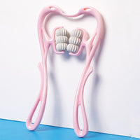 Masajeador de Cuello Manual con Rodillos