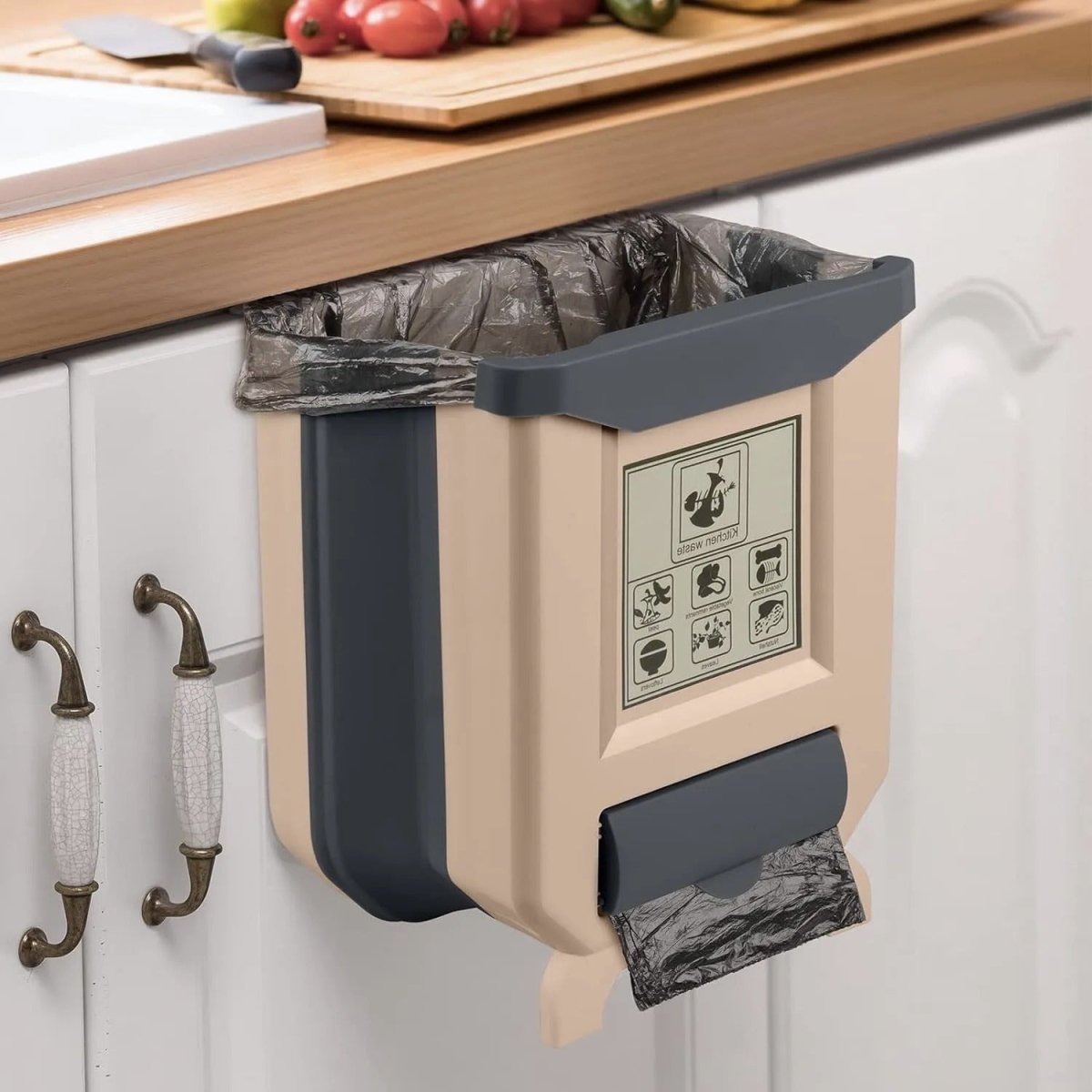 Basurero Plegable Cubo de Basura Colgante - Muy Moderna Uruguay