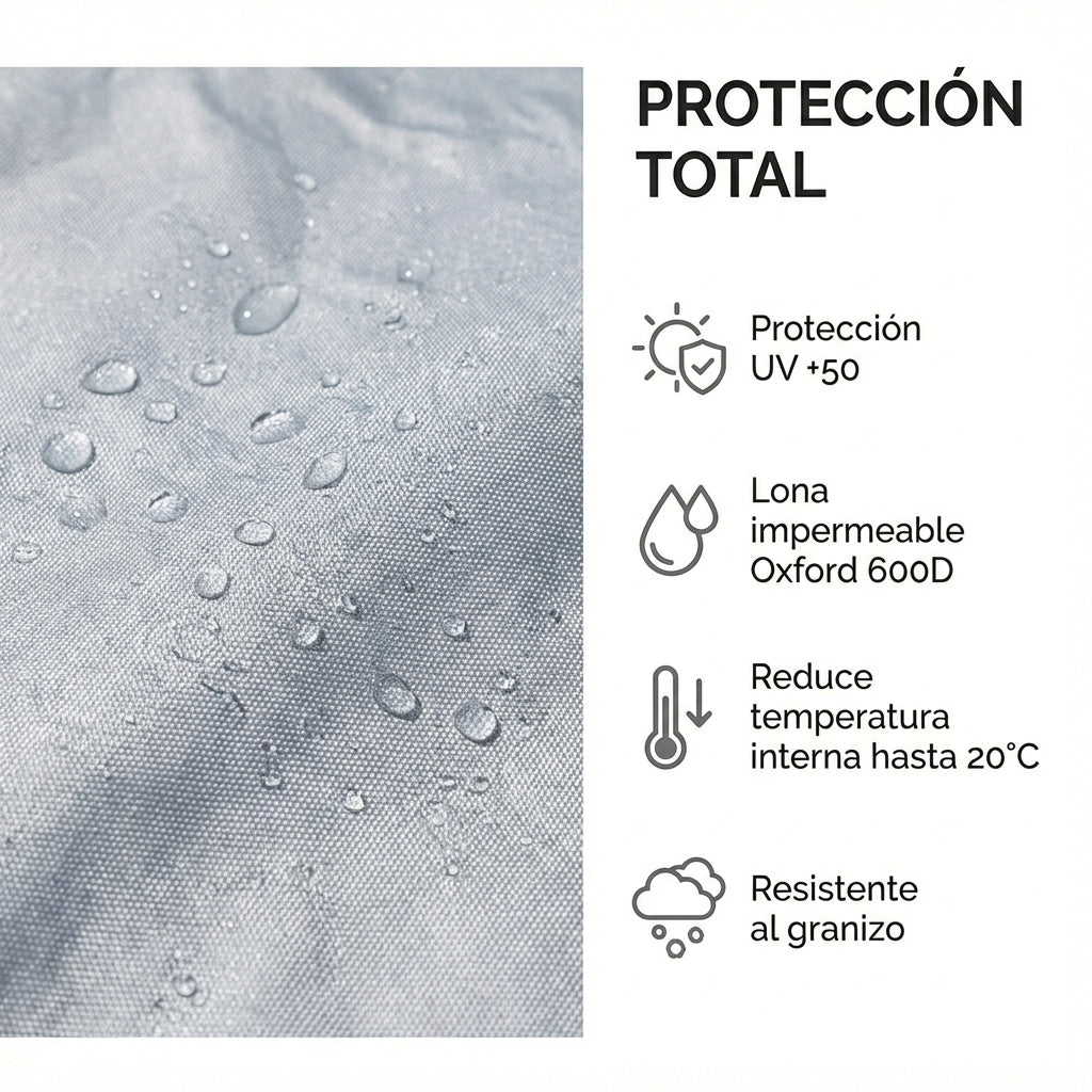 Garage Plegable Para Auto Protector De Sol Y Granizo