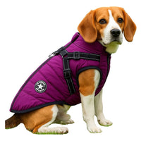 Abrigo para Perros Impermeable Chaleco con Arnés Reflectivo - Muy Moderna Uruguay