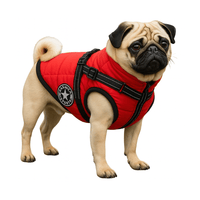 Abrigo para Perros Impermeable Chaleco con Arnés Reflectivo - Muy Moderna Uruguay