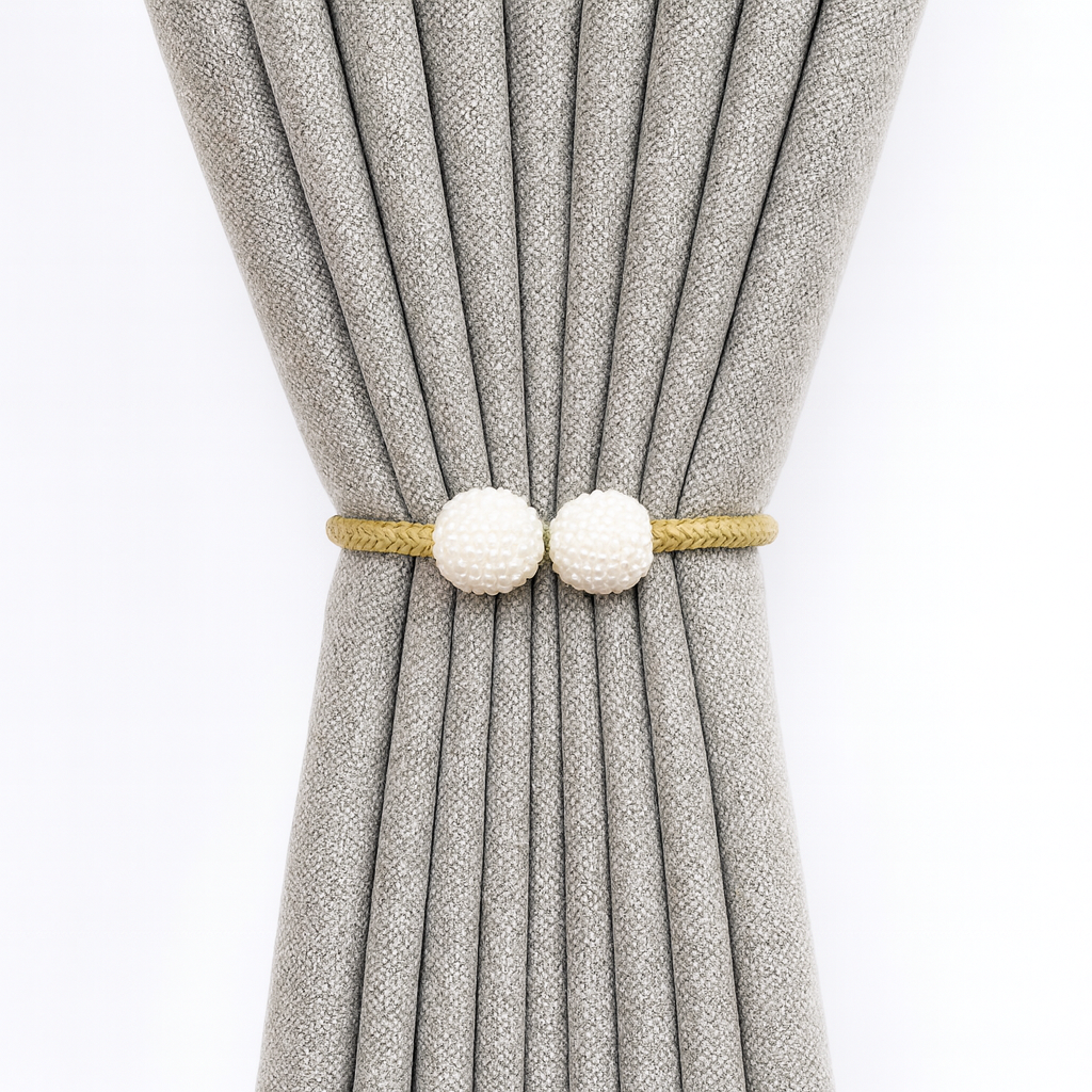 Juego de 2 Sujeta Cortinas Magnéticos