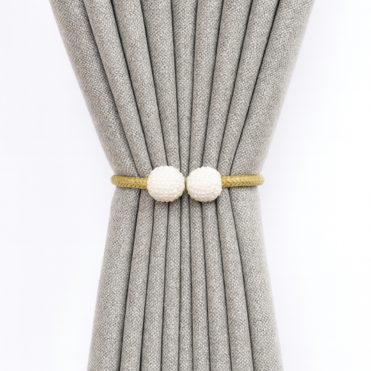 Juego de 2 Sujeta Cortinas Magnéticos