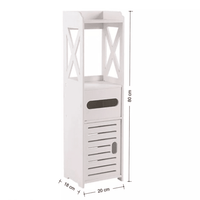 Armario Multifuncional de Almacenamiento para Baño 80cm - Muy Moderna Uruguay