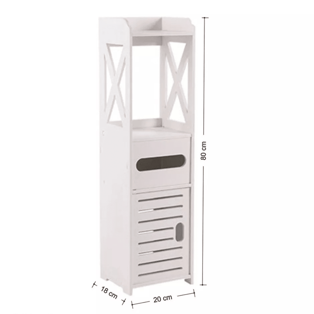 Armario Multifuncional de Almacenamiento para Baño 80cm - Muy Moderna Uruguay