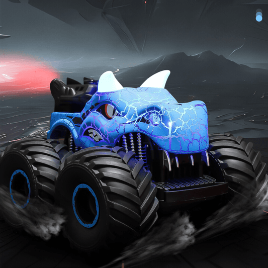 Auto a Control Remoto de Dinosaurio con Spray, Música y Luces - Muy Moderna Uruguay