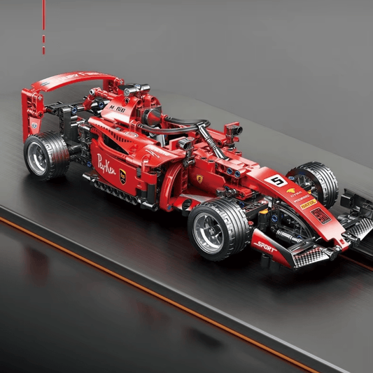 Auto Formula 1 en Bloques de Construcción para Armar - Muy Moderna Uruguay