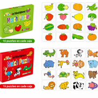 Set De 32 Puzzles Infantiles De 2 Piezas