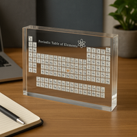 Tabla Periódica con Muestras de Elementos Reales