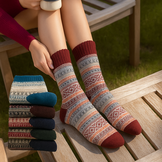 Medias Nórdicas para Invierno 5 Pares