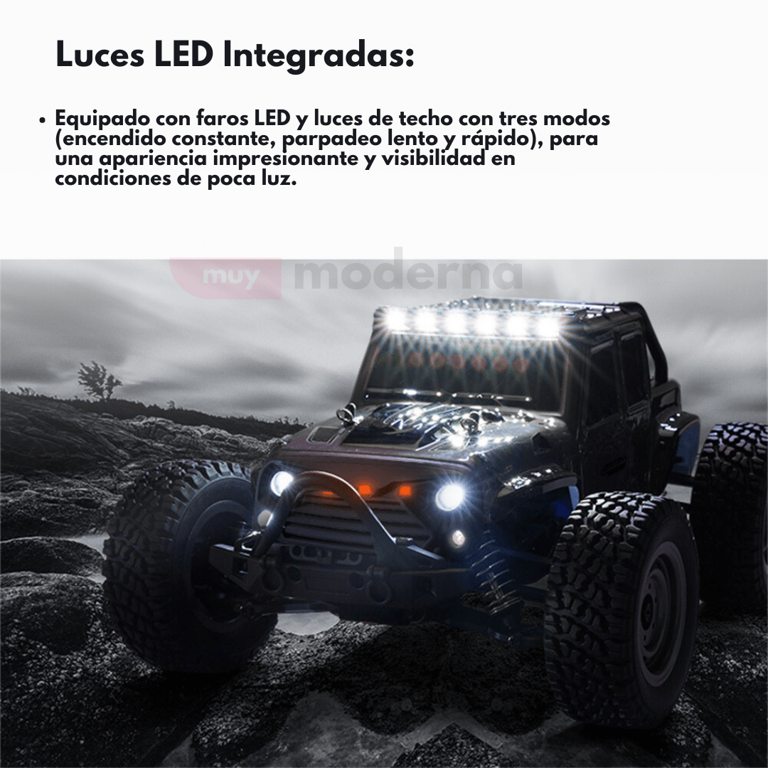 Camioneta Todoterreno 4x4 A Control Remoto - Muy Moderna Uruguay