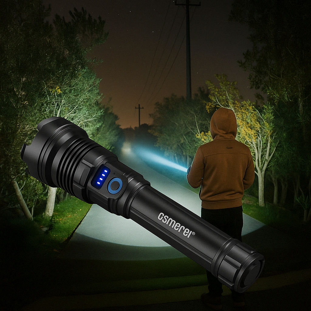 Linterna LED Ultra-Potente P90 con Zoom Táctico Osmener™