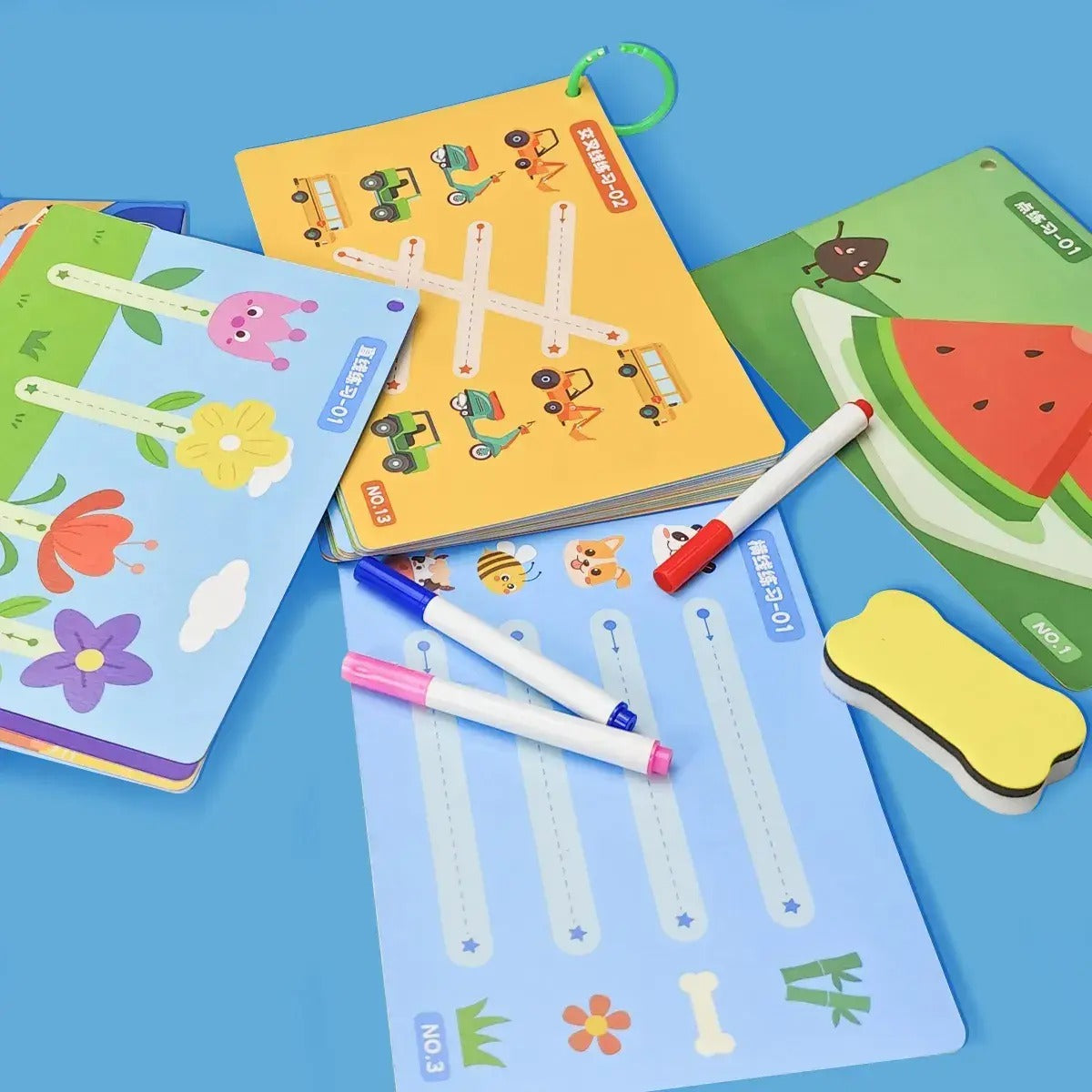 Libro Montessori De Escritura Y Dibujo 64 Páginas