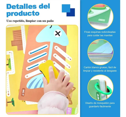 Libro Montessori De Escritura Y Dibujo 64 Páginas