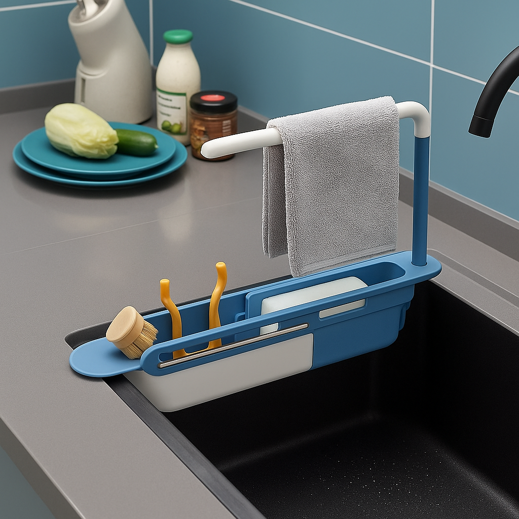 Organizador Extend de Pileta Para Trapos y Esponjas