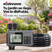 Kit Riego Automático ecoinnova con Timer Manguera y Aspersores