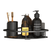 Estante Esquinero Metálico de Baño para Jabón y Shampoo - Muy Moderna Uruguay