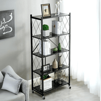 Estantería Plegable de 5 Niveles con Ruedas - Muy Moderna Uruguay