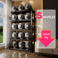 Estantería Plegable de 5 Niveles con Ruedas - Muy Moderna Uruguay