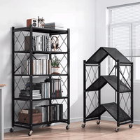 Estantería Plegable de 5 Niveles con Ruedas - Muy Moderna Uruguay