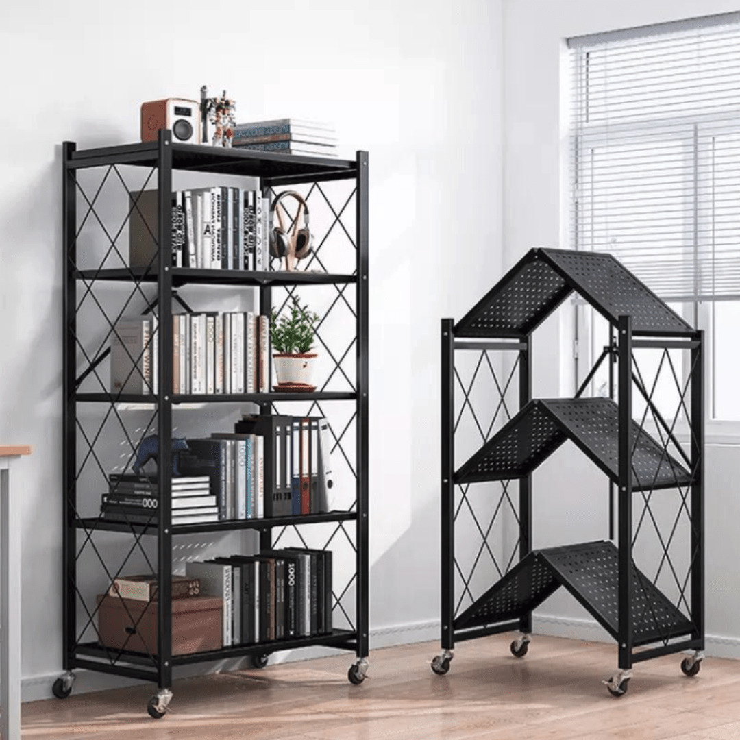 Estantería Plegable de 5 Niveles con Ruedas - Muy Moderna Uruguay