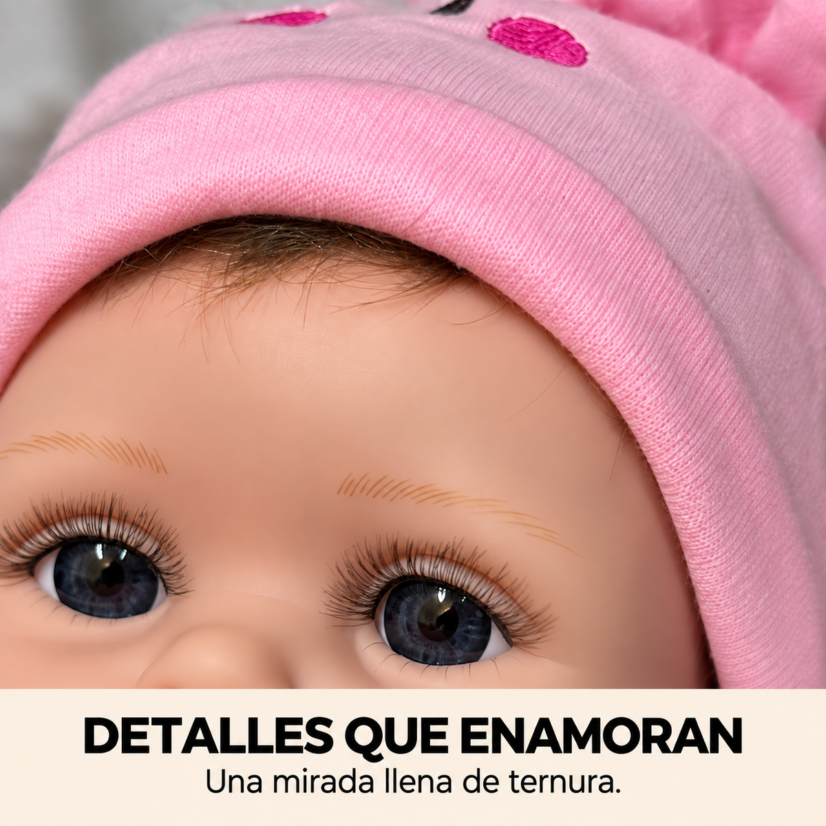 Bebé Reborn Realista 55 cm con Pelo Implantado y Accesorios