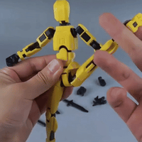 Figura Articulada Dummy 13 Impreso 3D + Armas