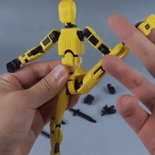 Figura Articulada Dummy 13 Impreso 3D + Armas