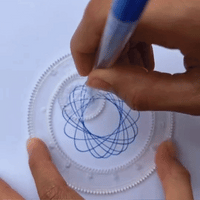 Kit De Dibujo Espirógrafo 22 Piezas Engranajes Juguete Educativo