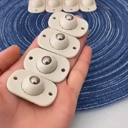 Kit x8 Ruedas Adhesivas para Muebles