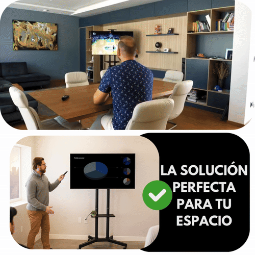 Soporte Móvil Para Tv Con Ruedas De Pie Monitor 32 A 65"