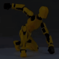 Set 6 Figuras Articuladas Dummy 13 Impreso 3D + Armas