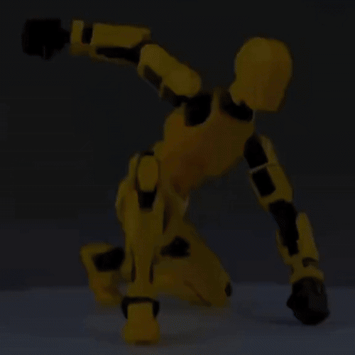 Set 6 Figuras Articuladas Dummy 13 Impreso 3D + Armas