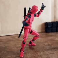 Figura Articulada Dummy 13 Impreso 3D + Armas