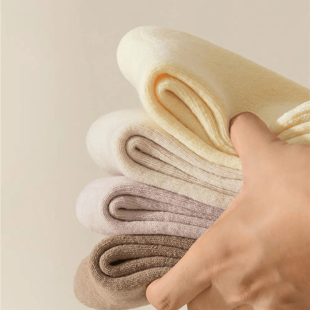 Medias Térmicas Abrigadas Con Felpa Interior 4 Pares - Muy Moderna Uruguay