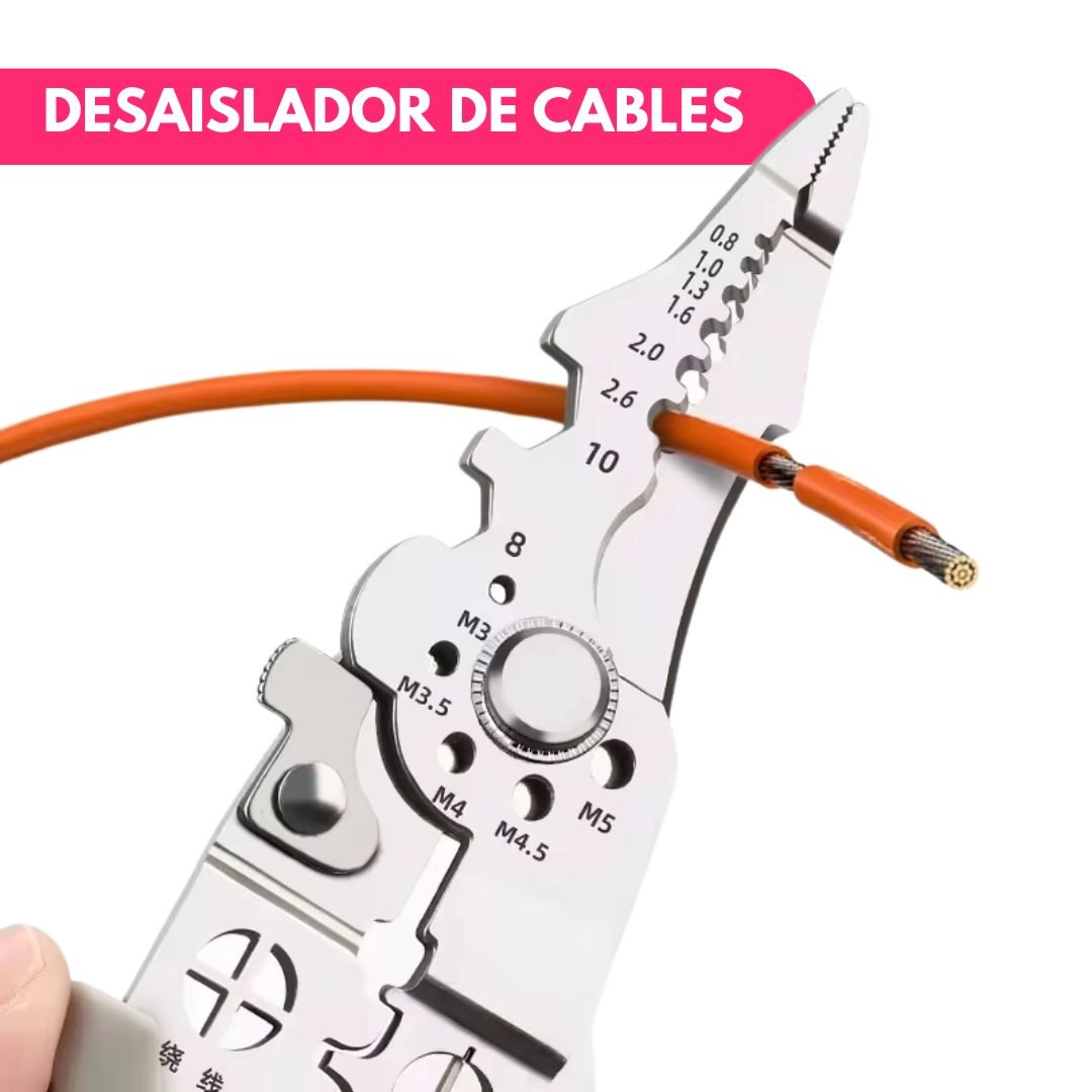 Pinza Electricista 7 en 1 para Cables - Muy Moderna Uruguay