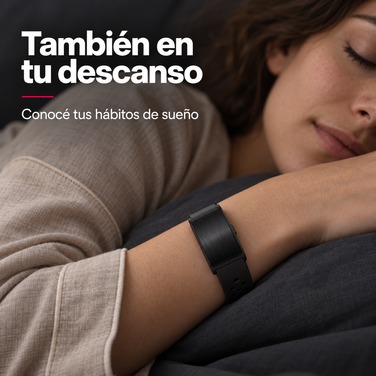 Pulsera Inteligente Sin Pantalla con Registro de Sueño