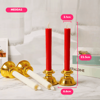 Set 12 Velas LED Decorativas - Muy Moderna Uruguay