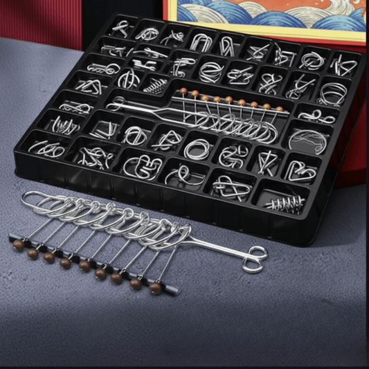 Set x30 Puzzle de Metal Ingenio IQ Para Niños Y Adultos - Muy Moderna Uruguay