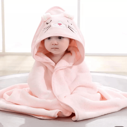 Toalla Con Capucha Para Bebés Manta Suave Diseño Animal - Muy Moderna Uruguay