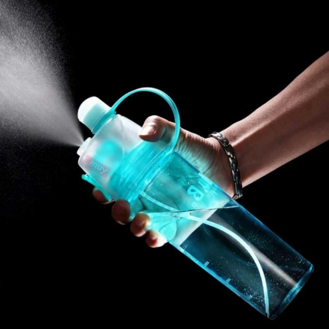 Botella Deportiva con Rociador Refrescante