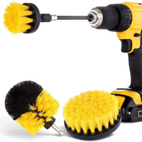 Set 4 Cepillos de limpieza para Taladro (+ Extensión)