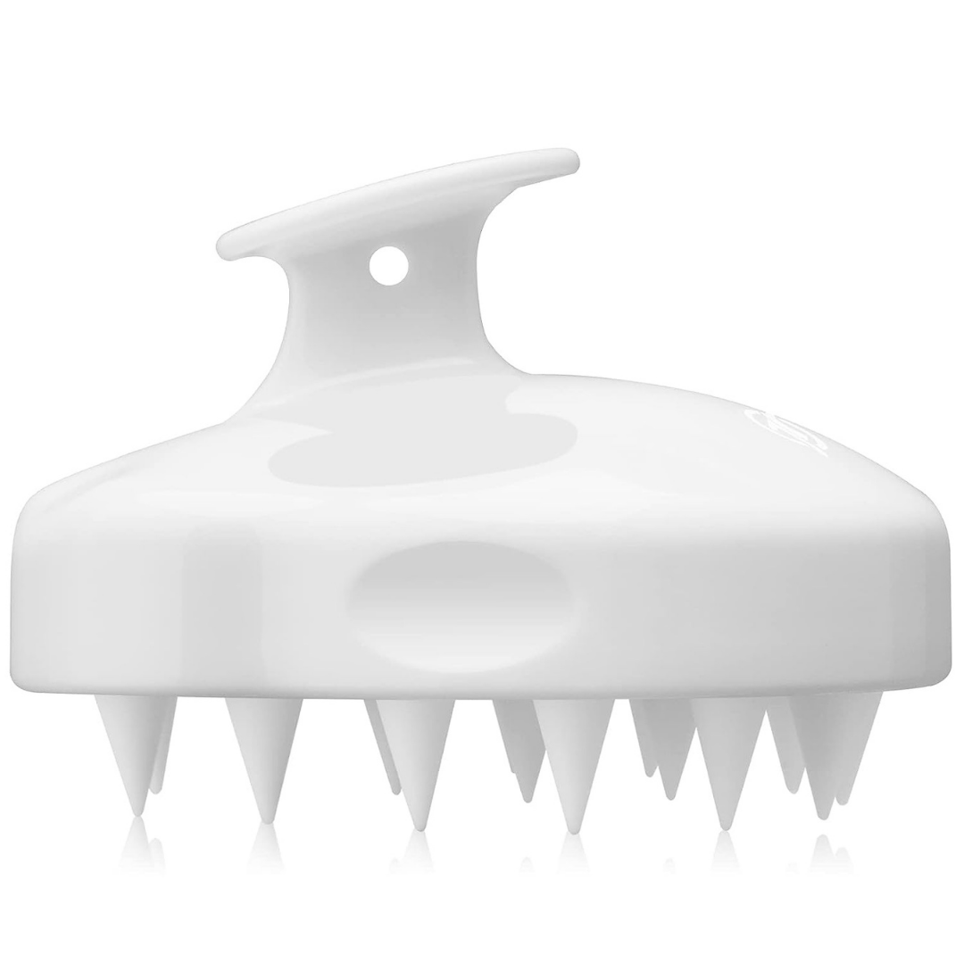 Cepillo De Silicona Masajeador De Cabeza Para Ducha Shampoo