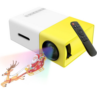 Mini Proyector Portátil Compatible con Chromecast, TV Stick y Consolas