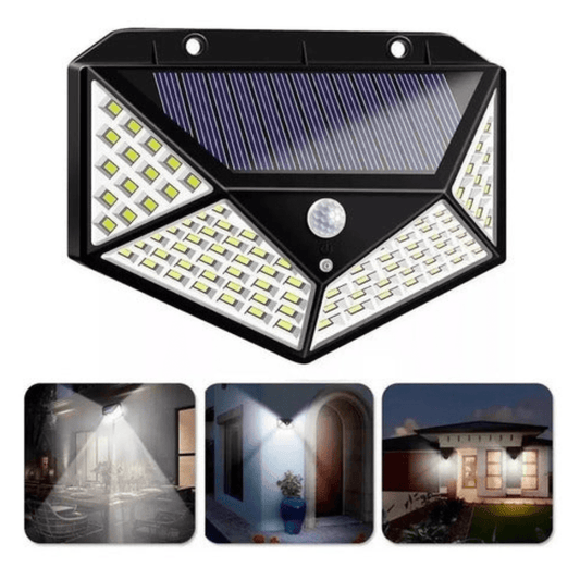 Foco Solar de 100 LED con Sensor de Movimiento - Muy Moderna Uruguay