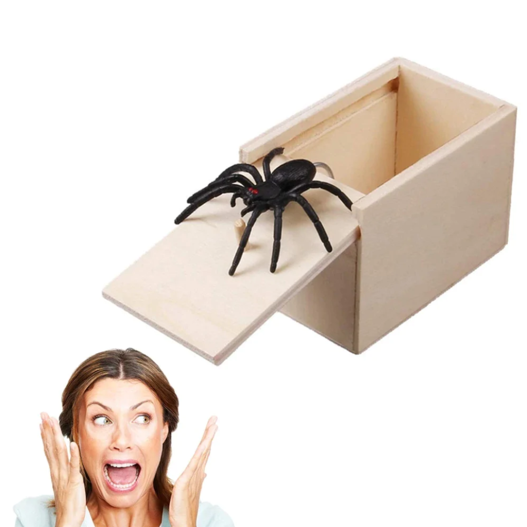 Caja de Broma con Araña Sorpresa