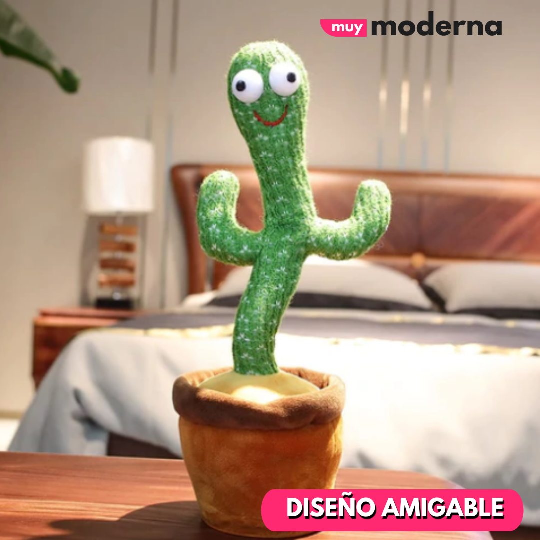 Cactus Toy Bailarín Con Batería y Carga USB